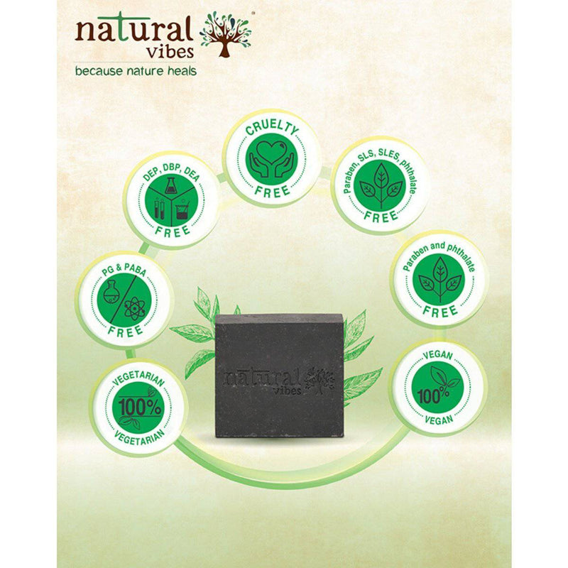 Buy Tea Tree and Acitivated Charcoal Soap - 150g | Shop Verified Sustainable Body Soap on Brown Living™