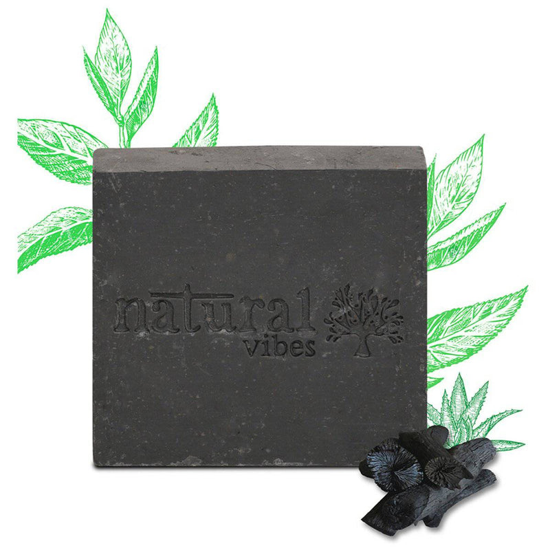 Buy Tea Tree and Acitivated Charcoal Soap - 150g | Shop Verified Sustainable Body Soap on Brown Living™