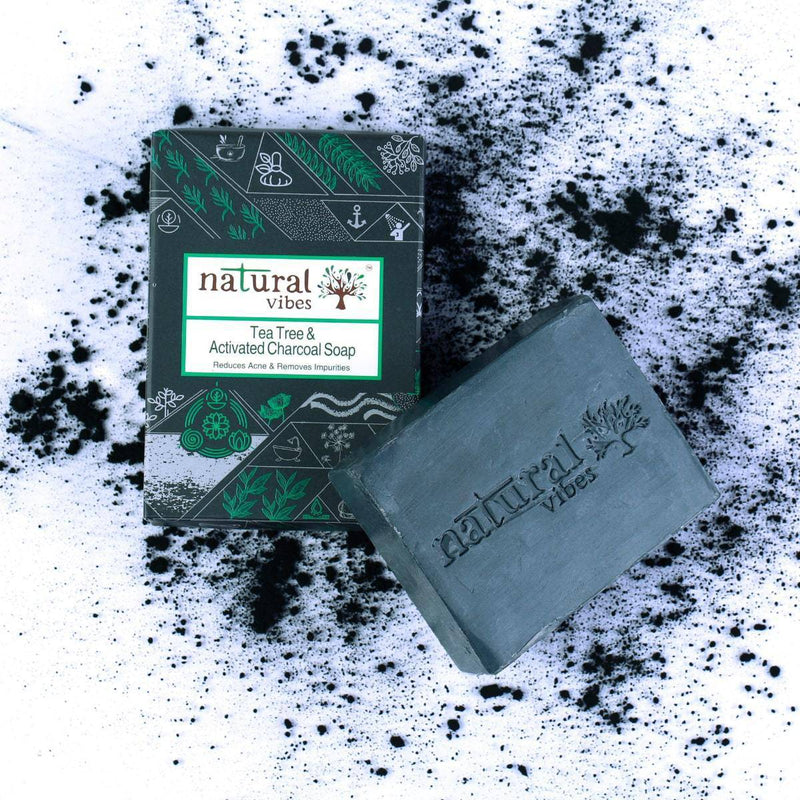 Buy Tea Tree and Activated charcoal Soap - 3 | Shop Verified Sustainable Body Soap on Brown Living™