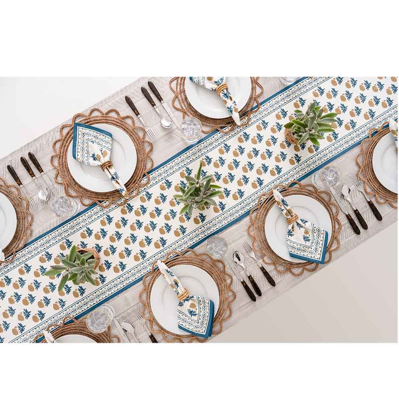 Buy Teal Blush Table Runner 12x72 Inches | Shop Verified Sustainable Table Linens on Brown Living™