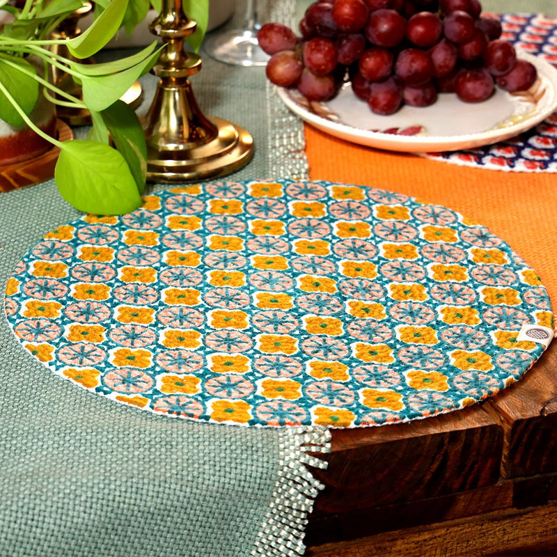 Buy Teaocher Round Mat - Set of 2 | Shop Verified Sustainable Table Linens on Brown Living™