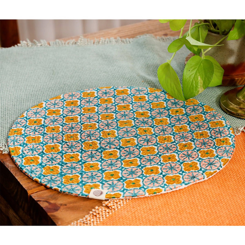 Buy Teaocher Round Mat - Set of 2 | Shop Verified Sustainable Table Linens on Brown Living™