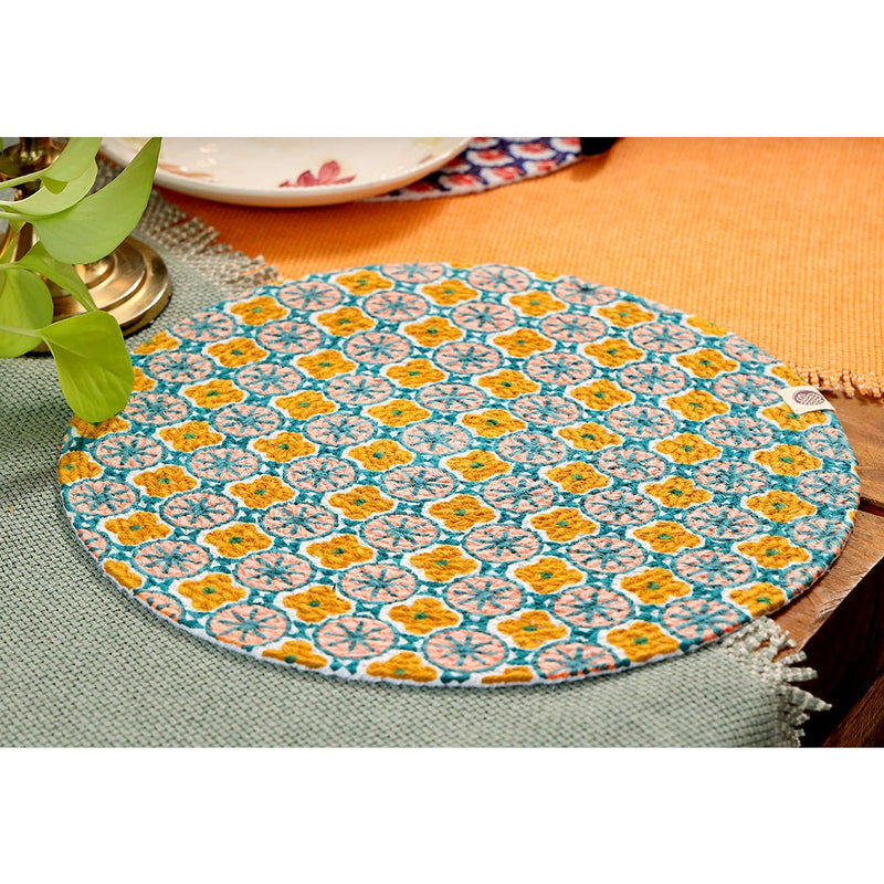 Buy Teaocher Round Mat - Set of 2 | Shop Verified Sustainable Table Linens on Brown Living™