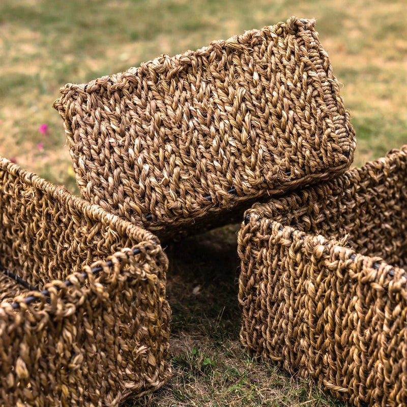 Buy Terra Natural Moonj Grass Basket | Shop Verified Sustainable Baskets & Boxes on Brown Living™