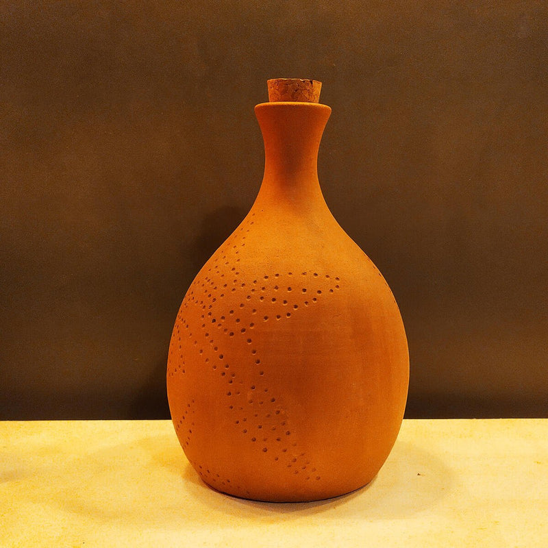 Buy Terracotta Water Bottle- Coco L- Capacity 1.5L Approx | Shop Verified Sustainable Products on Brown Living