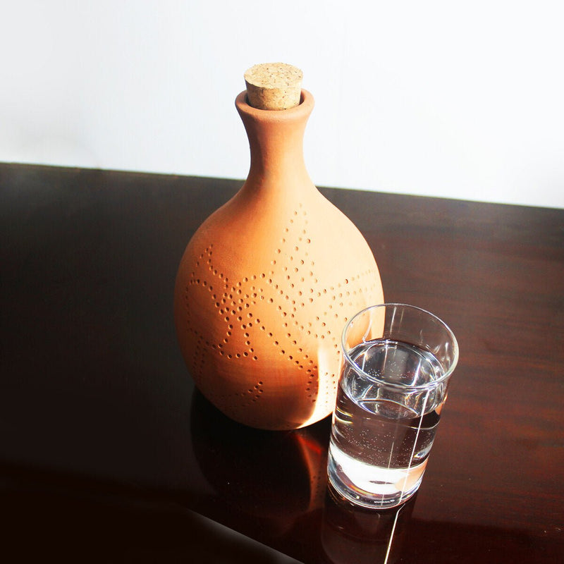 Buy Terracotta Water Bottle- Coco L- Capacity 1.5L Approx | Shop Verified Sustainable Products on Brown Living