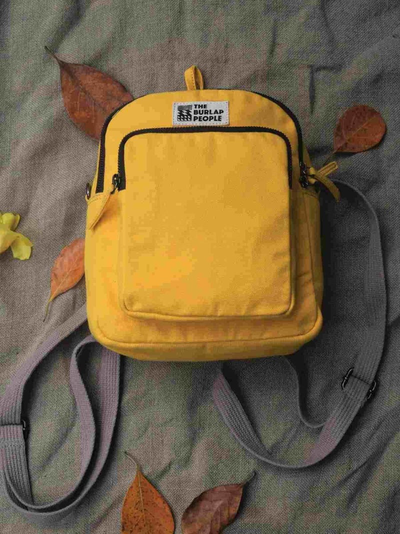 Buy The All Day Every Day Backpack in Daffodil Yellow | Shop Verified Sustainable Backpacks on Brown Living™