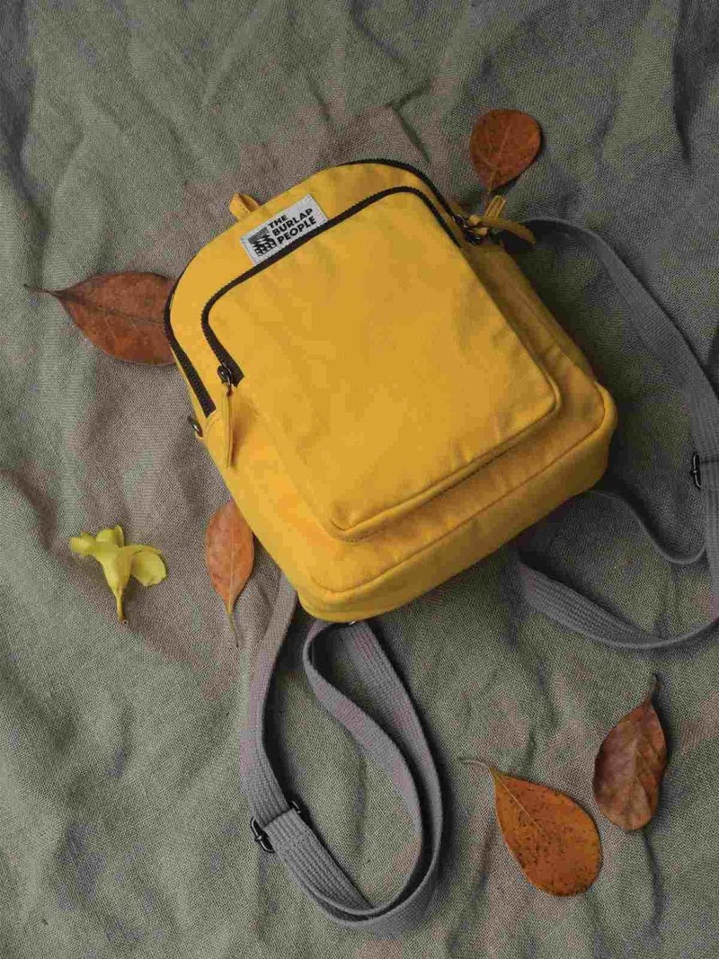 Buy The All Day Every Day Backpack in Daffodil Yellow | Shop Verified Sustainable Backpacks on Brown Living™