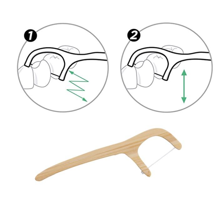 Buy The Grass Route Floss Pick | 20 pcs | Shop Verified Sustainable Oral Care on Brown Living™