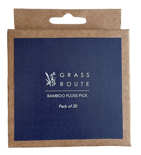 Buy The Grass Route Floss Pick | 20 pcs | Shop Verified Sustainable Oral Care on Brown Living™