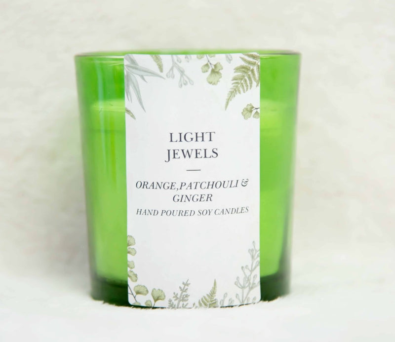 Buy The Green Fragrant Soy Glass Candle | Shop Verified Sustainable Candles & Fragrances on Brown Living™