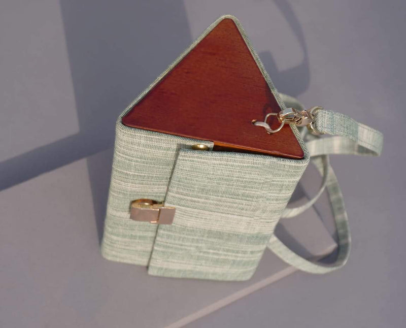 Buy The Green Triangle Shoulder Bag | Shop Verified Sustainable Womens Bag on Brown Living™