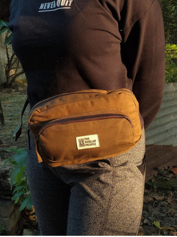 Buy The Travel Light Pack in Earthy Brown | Shop Verified Sustainable Fanny Packs on Brown Living™