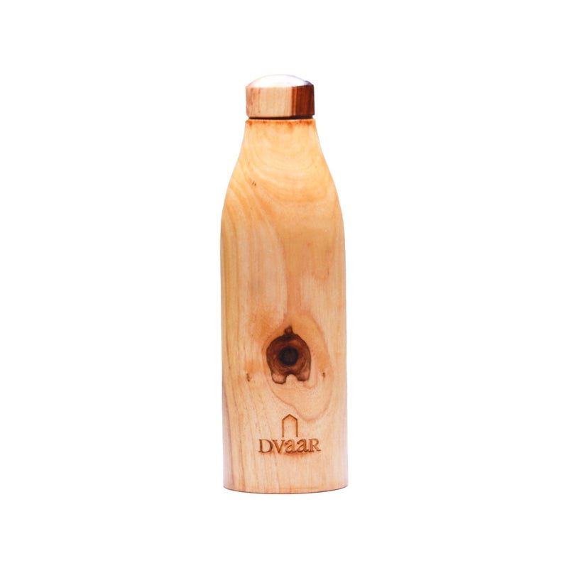 Buy The Wooden Copper Bottle - Teak Wood | Shop Verified Sustainable Bottles & Sippers on Brown Living™