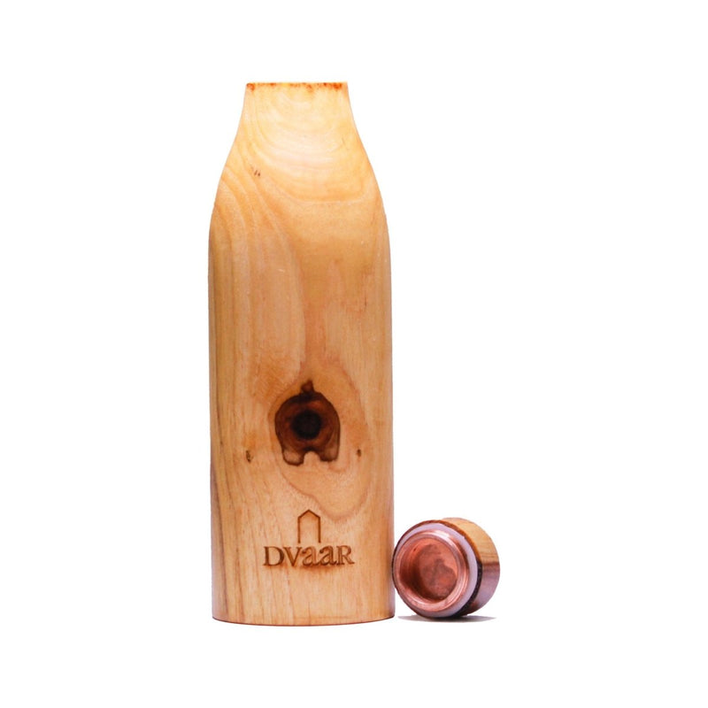 Buy The Wooden Copper Bottle - Teak Wood | Shop Verified Sustainable Bottles & Sippers on Brown Living™