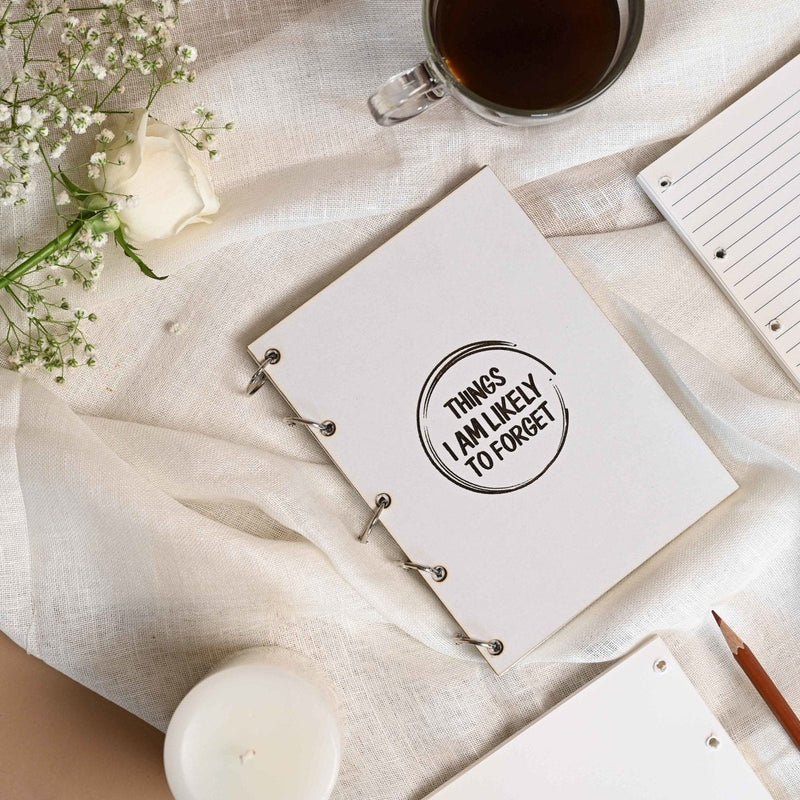 Buy Things I am Likely To Forget - Refillable Notebook | Shop Verified Sustainable Notebooks & Notepads on Brown Living™