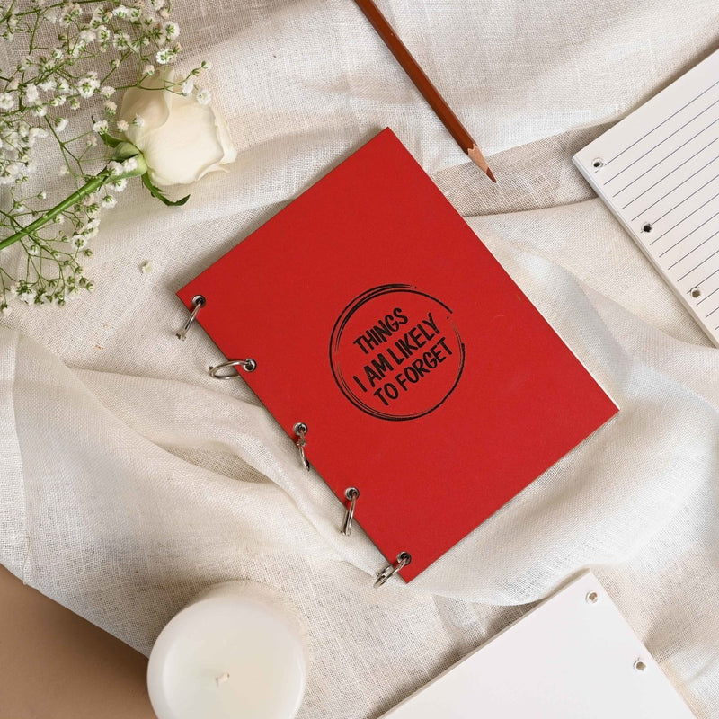 Buy Things I am Likely To Forget - Refillable Notebook | Shop Verified Sustainable Notebooks & Notepads on Brown Living™