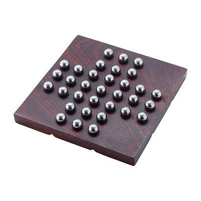 Buy Noughts and Crosses Tic Tac Toe Solitaire 2-in-1 Travel Board Game | Shop Verified Sustainable Learning & Educational Toys on Brown Living™