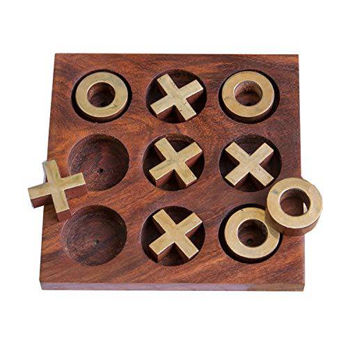 Buy Tick Tack Toe- Metal Naughts & Crosses Travel Board Game | Shop Verified Sustainable Learning & Educational Toys on Brown Living™