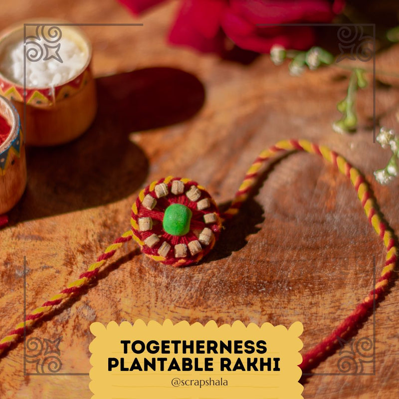 Buy Togetherness Plantable Seed Rakhi Box | Pair of 2 Seed Rakhi | Shop Verified Sustainable Rakhi on Brown Living™