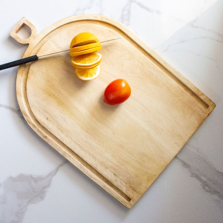 Buy Trough Mango Wood Chopping Board | Shop Verified Sustainable Kitchen Tools on Brown Living™