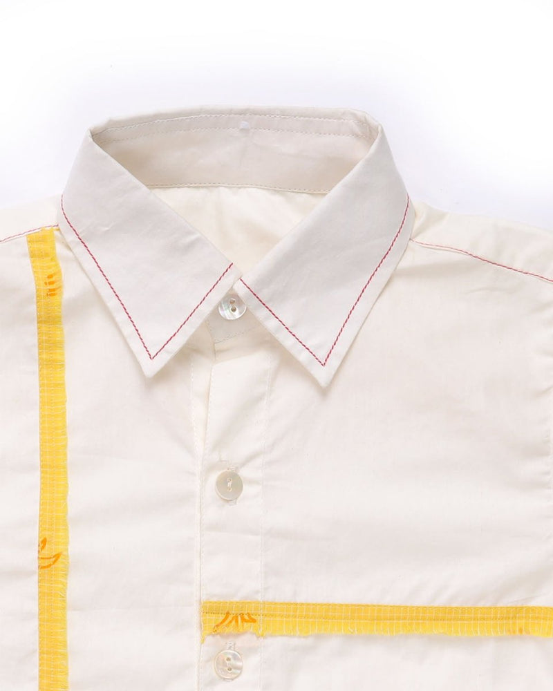 Buy Tully Patch and Fray Shirt | Shop Verified Sustainable Kids Shirts on Brown Living™