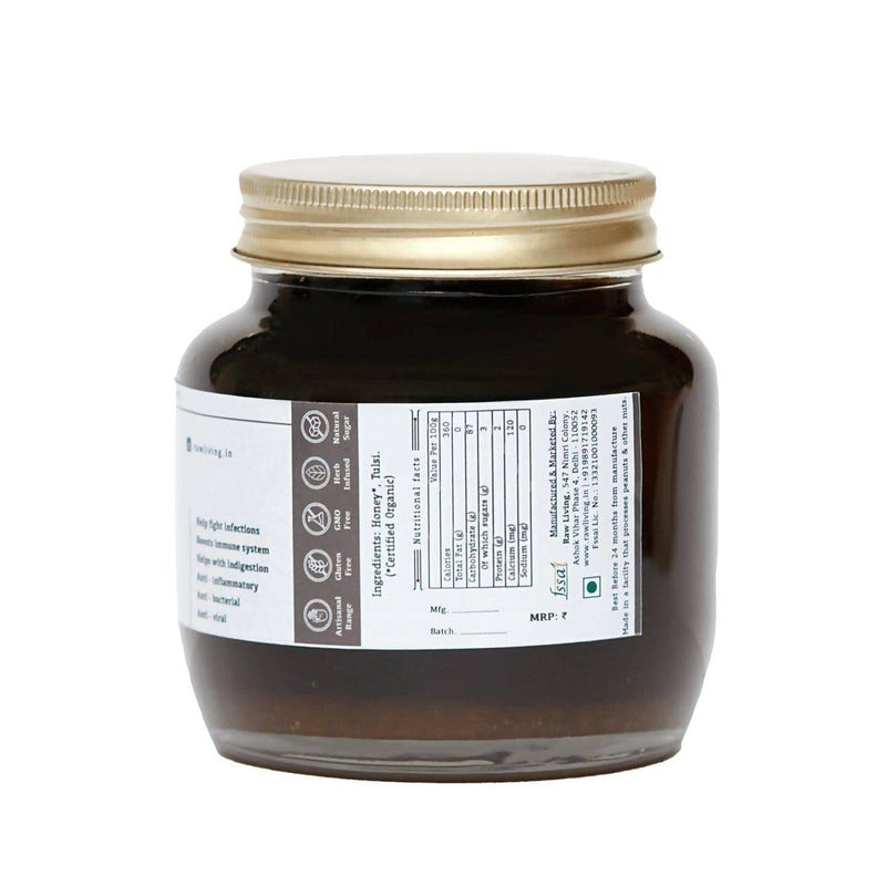 Buy Tulsi Honey - Raw Wild Forest Organic Bee Honey | Shop Verified Sustainable Honey & Syrups on Brown Living™