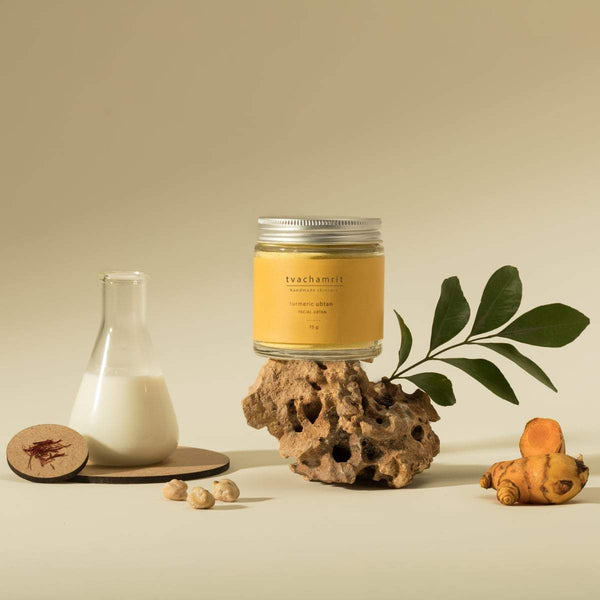 Buy Turmeric Ubtan | Shop Verified Sustainable Face Pack on Brown Living™