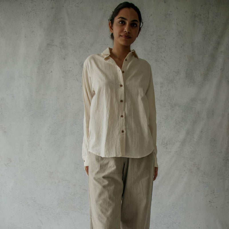 Buy Undyed | Classic Shirt | Shop Verified Sustainable Womens top on Brown Living™