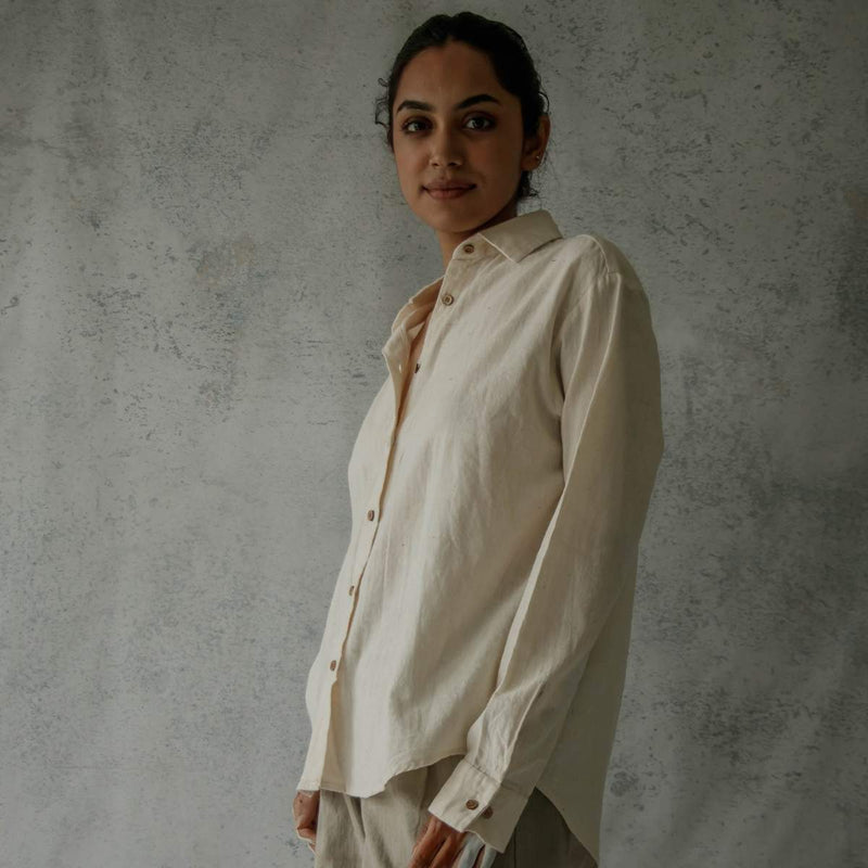 Buy Undyed | Classic Shirt | Shop Verified Sustainable Womens top on Brown Living™