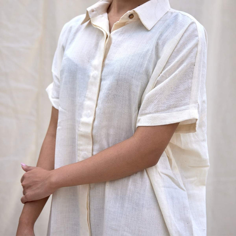 Buy Undyed | Shirt Dress | Shop Verified Sustainable Womens dress on Brown Living™