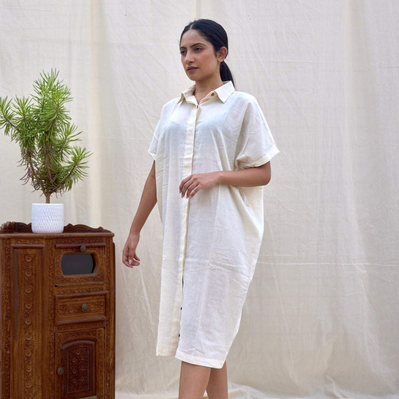 Buy Undyed | Shirt Dress | Shop Verified Sustainable Womens dress on Brown Living™