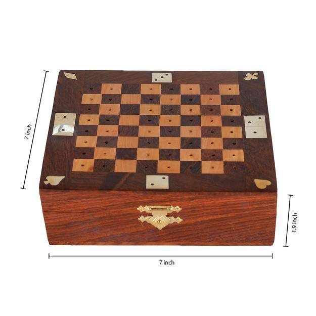 Buy Unique Handmade Wooden Chess Game | Board Game | Shop Verified Sustainable Learning & Educational Toys on Brown Living™