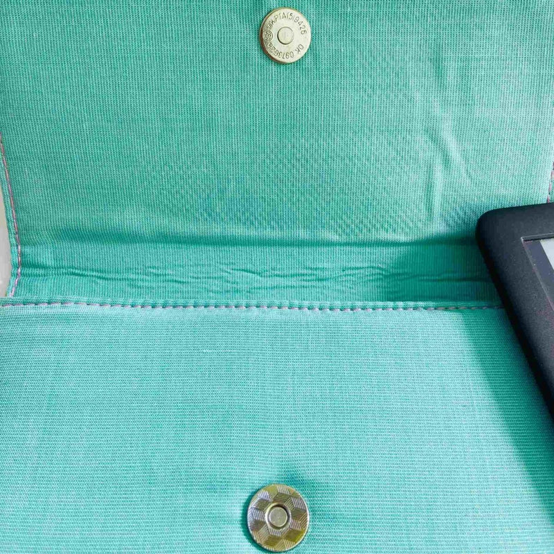 Buy Unique Kindle Sleeve- Green with print -Fits all Kindle | Shop Verified Sustainable Tech Accessories on Brown Living™