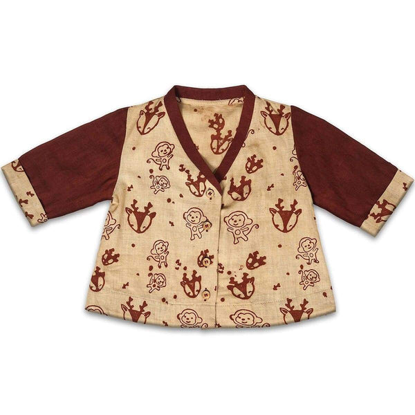 Buy Unisex Manu Jhabla Top | Shop Verified Sustainable Kids Tops on Brown Living™