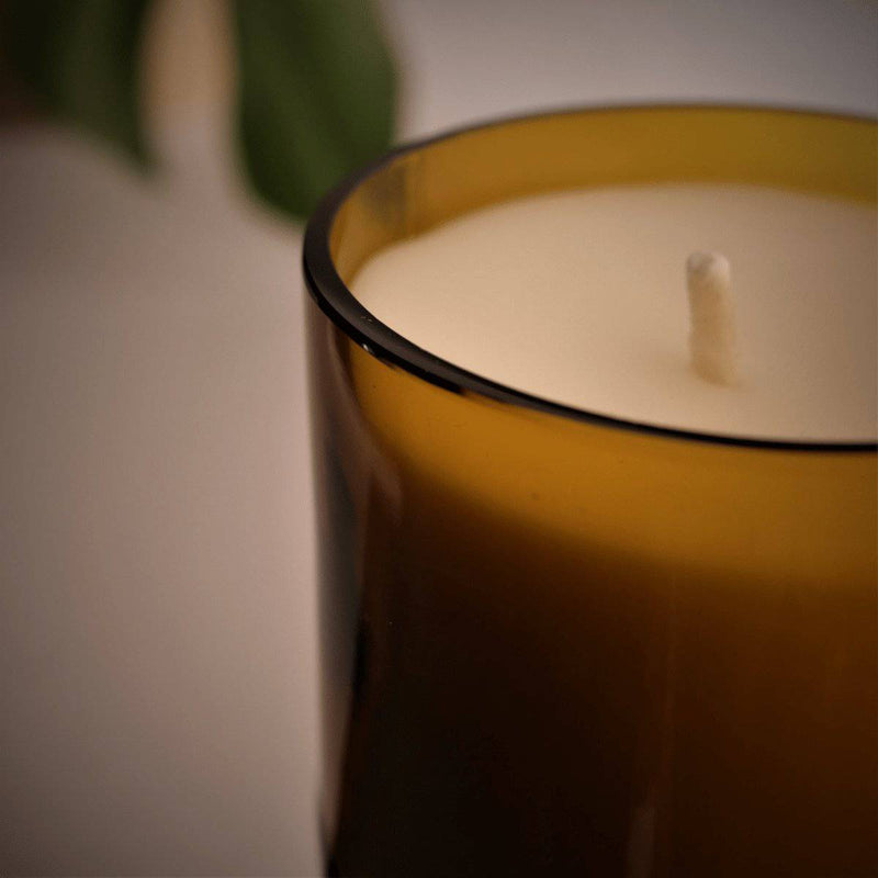 Buy Upcycled Beer Bottle Eucalyptus Soy Wax Candle | Shop Verified Sustainable Candles & Fragrances on Brown Living™