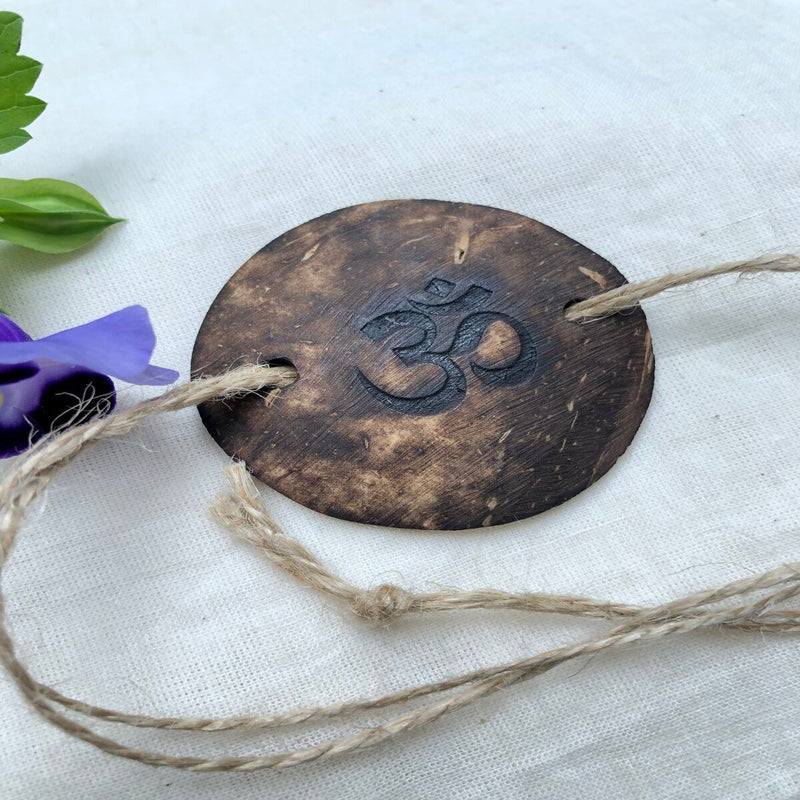 Buy Upcycled Coconut Shell Rakhi | Shop Verified Sustainable Rakhi on Brown Living™