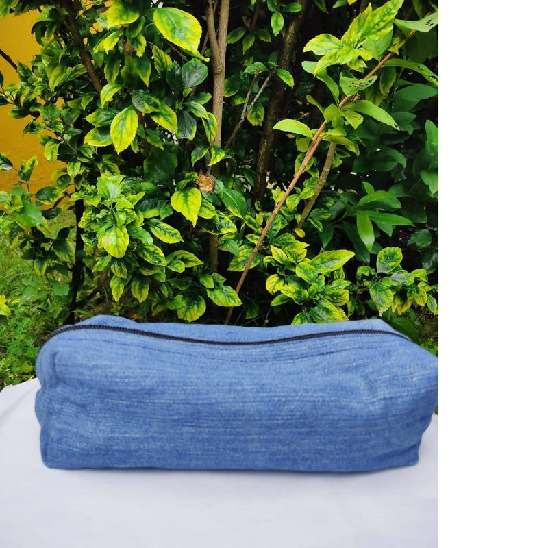 Buy Upcycled Denim Pouch | Shop Verified Sustainable Reusable Bag on Brown Living™