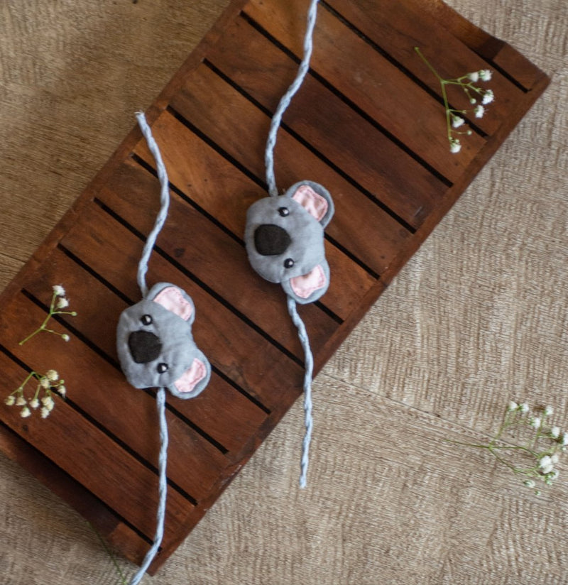 Buy Upcycled Koala Hand Stitched Kids Rakhi | Shop Verified Sustainable Rakhi on Brown Living™