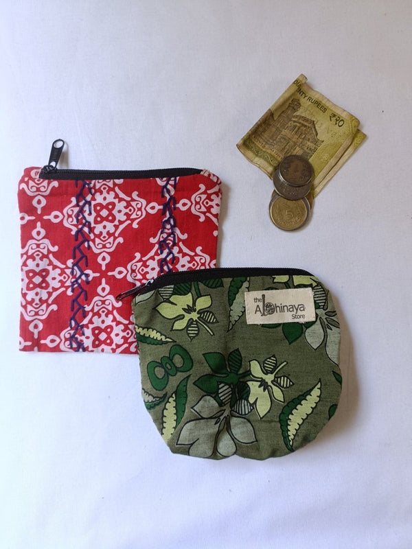 Buy Upcycled Patchwork Pouch | Shop Verified Sustainable Travel Accessories on Brown Living™