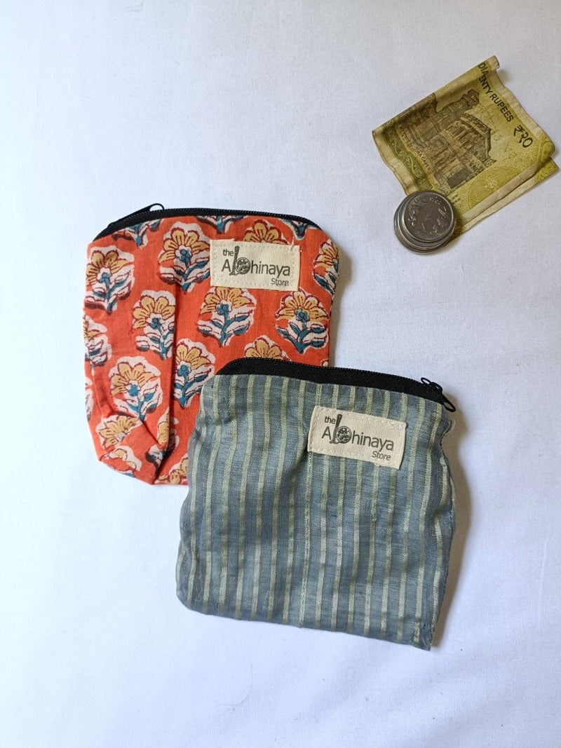 Buy Upcycled Patchwork Pouch | Shop Verified Sustainable Travel Accessories on Brown Living™