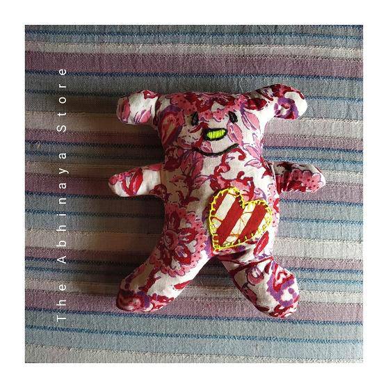 Buy Upcycled Stuffed Bear | Shop Verified Sustainable Soft Toy on Brown Living™