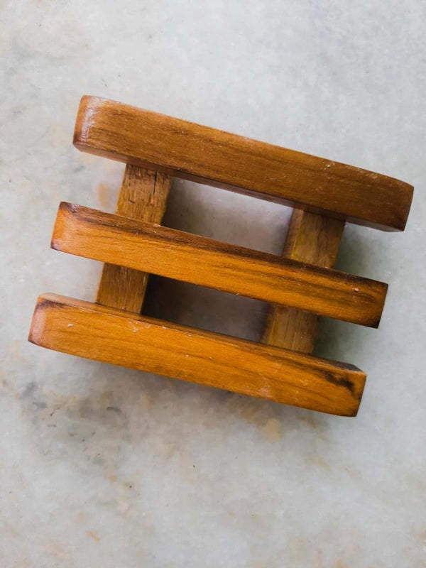 Buy Upcycled Wooden Soap dish - small : Pack of 2 | Shop Verified Sustainable Bath Accessories on Brown Living™