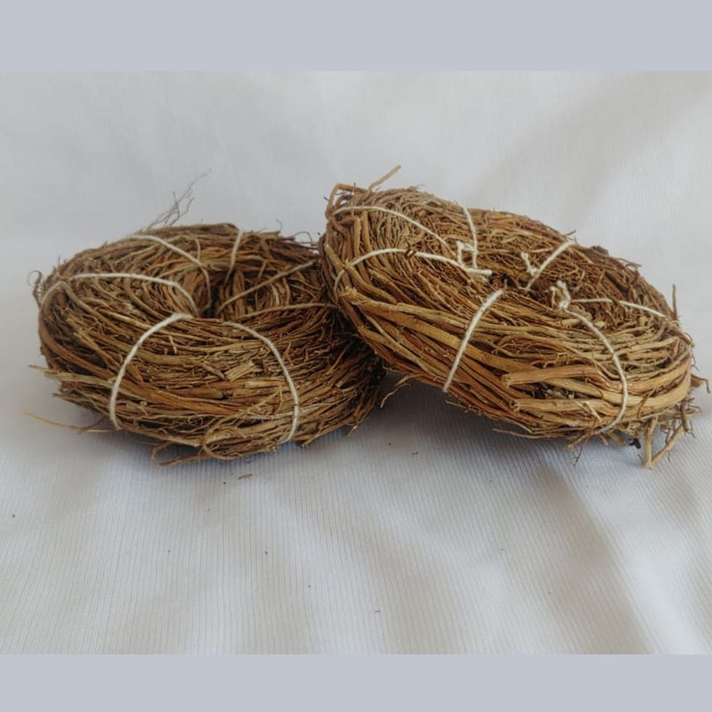 Buy Vetiver Roots Body Loofah | Pack of 2 | Shop Verified Sustainable Body Scrub on Brown Living™