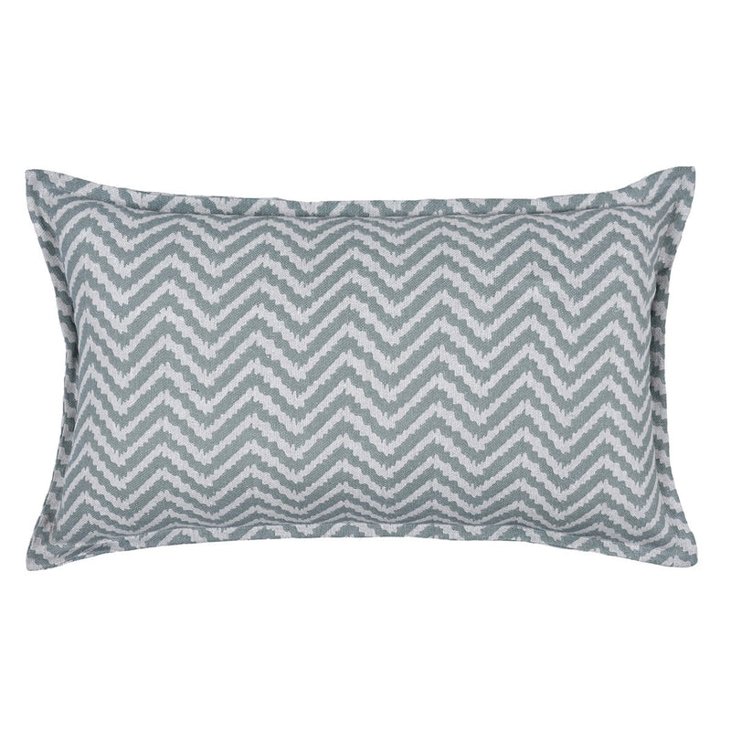 Vibrant Wave Lumbar Printed Cushion Cover - set of 2 | Verified Sustainable Covers & Inserts on Brown Living™