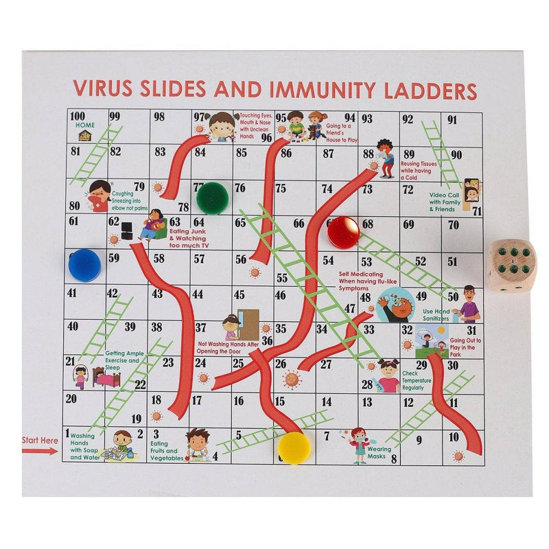 Buy Virus Slides & Immunity Ladders - Pandemic Board Game | Shop Verified Sustainable Learning & Educational Toys on Brown Living™