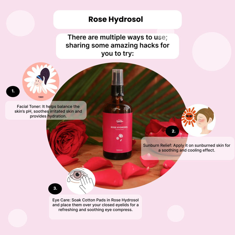 Buy Vriksha Veda Rose Hydrosol | Shop Verified Sustainable Face Cleanser on Brown Living™