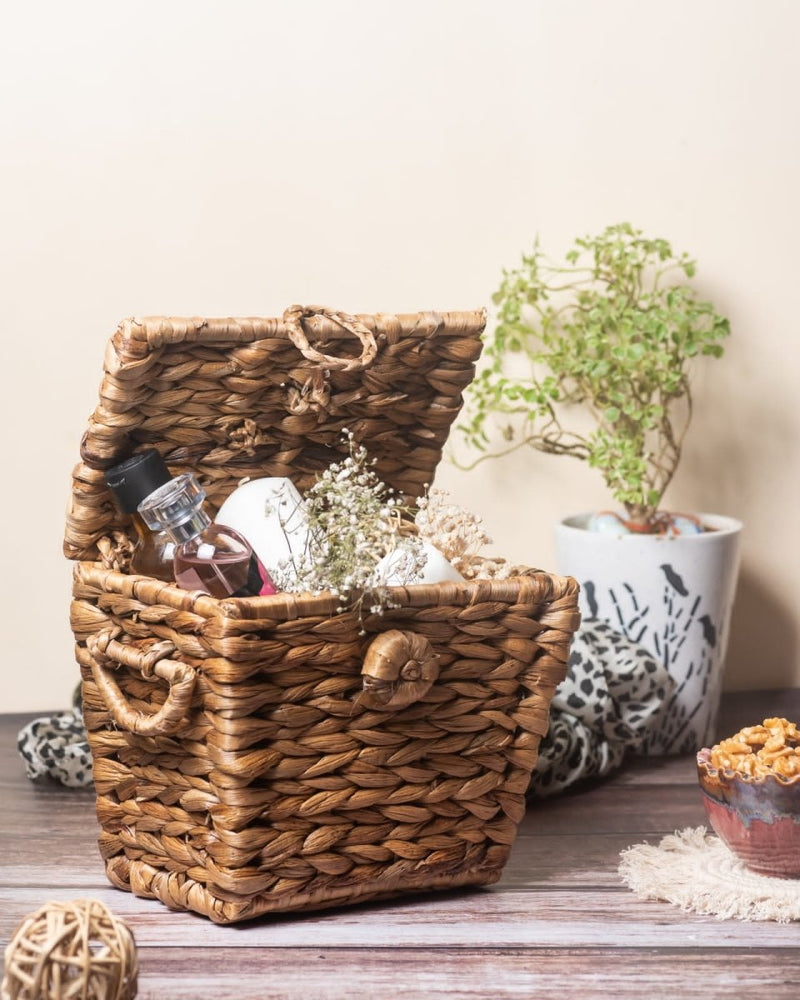 Buy Water Hyacinth Basket | Shop Verified Sustainable Baskets & Boxes on Brown Living™