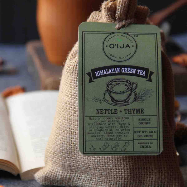 Buy Whole Leaf Green Tea with Thyme and Nettle Leaf | Shop Verified Sustainable Tea on Brown Living™