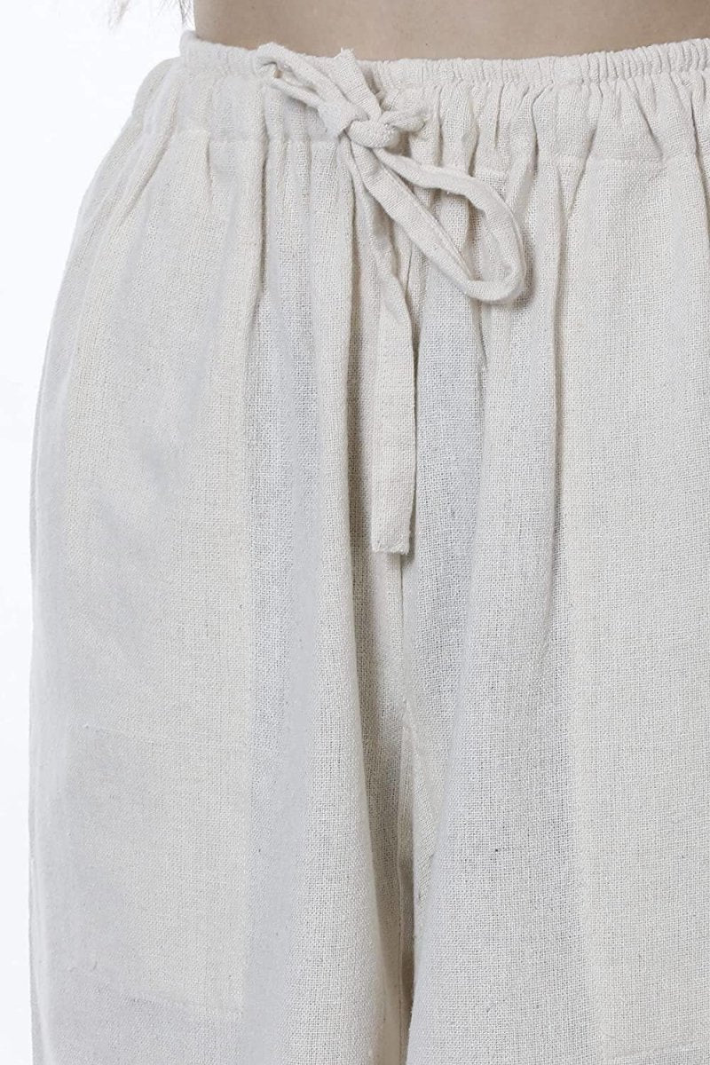 Buy Women's Harem Pant | Cream | Fits Waist Size 28" to 36" | Shop Verified Sustainable Womens Pants on Brown Living™